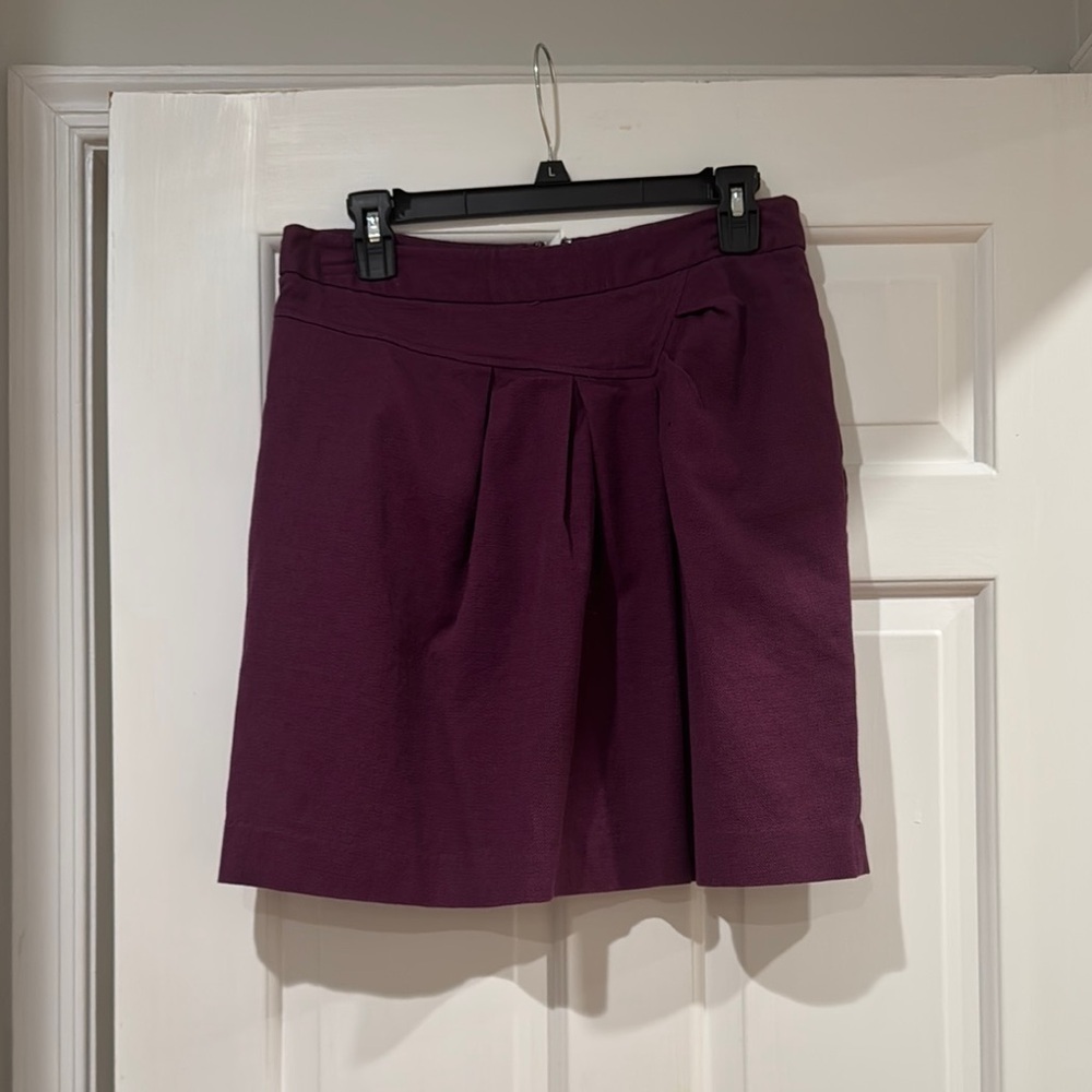 Tabitha (sold by Anthropologie) Purple Mini Skirt